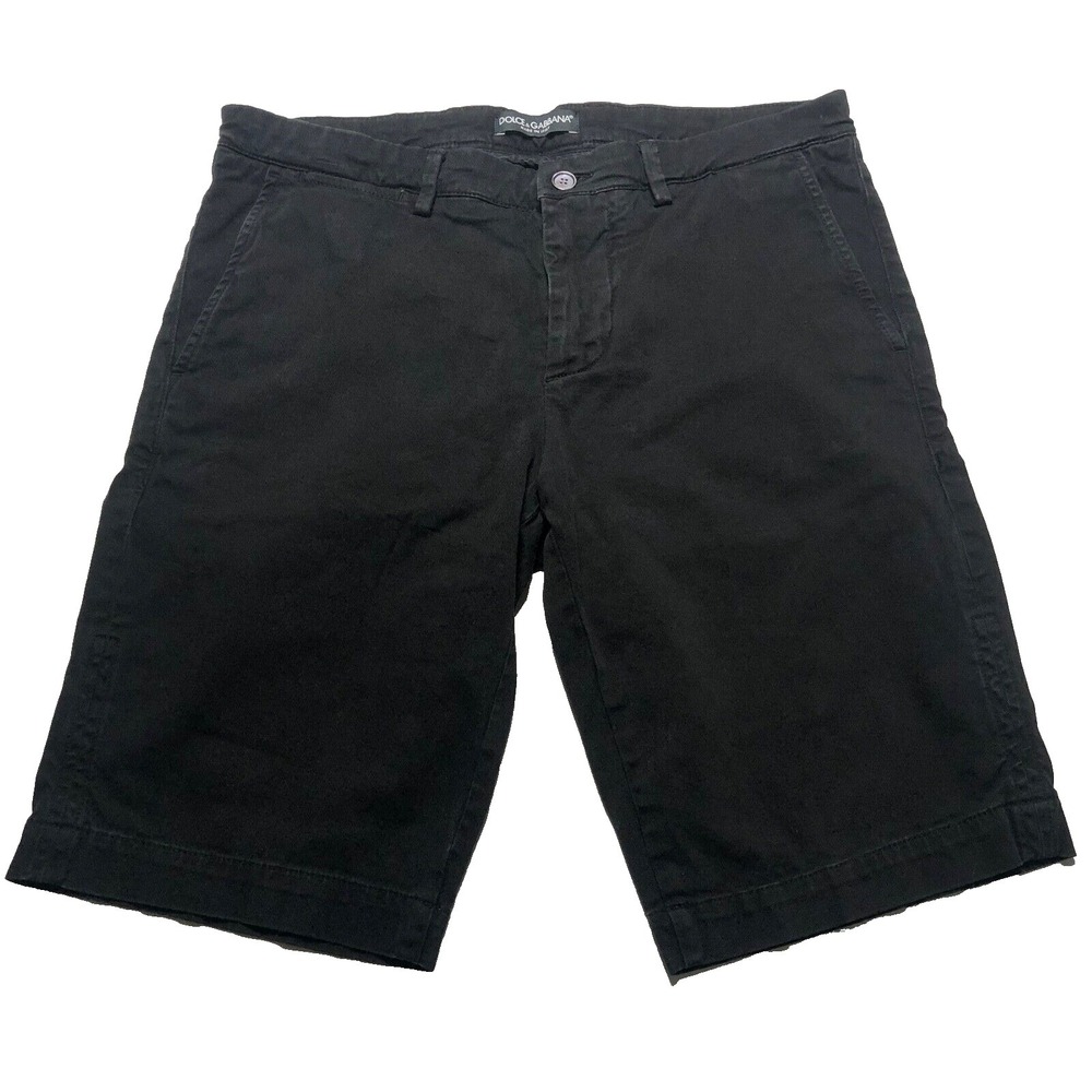Dolce & Gabbana Black Bermuda Shorts Womens 8 44 Capsule Wardrobe Old Money